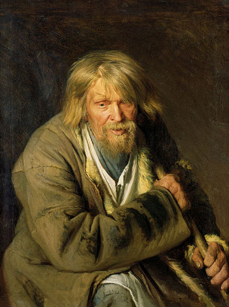 Ivan Nikolaevich Kramskoi Old Man with a Crutch